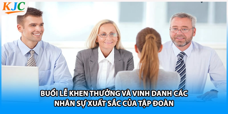 Buổi lễ khen thưởng và vinh danh các nhân sự xuất sắc của tập đoàn